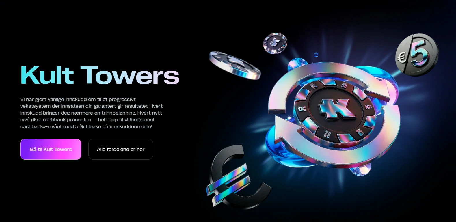 kult towers bonus kult casino