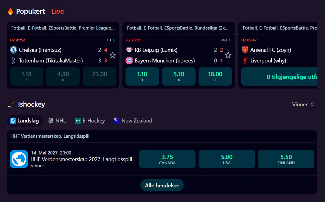 live betting kult casino